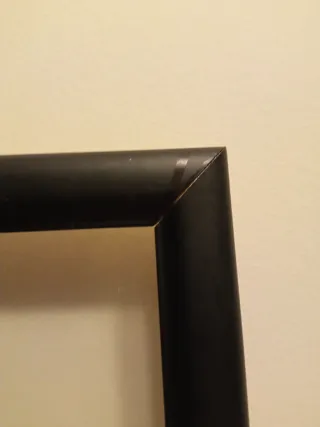 Cuadro India Papel Marco Negro