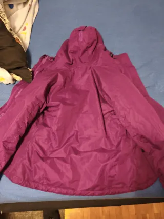 Cazadora de nieve mujer morada