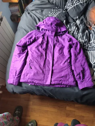 Cazadora de nieve mujer morada