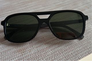 Gafas de sol aviador unisex negras.HARPER&NEYER