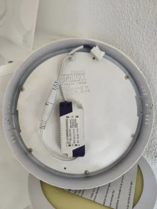 Aplique LED Techo Gris y Blanco