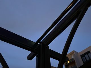 Pérgola metálica 3x3m negra