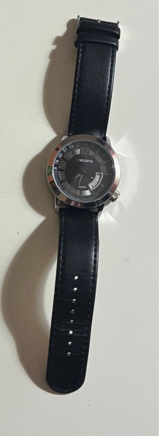 Reloj Wurth Negro y Plateado. !!Solo HOY  PRECIO!!