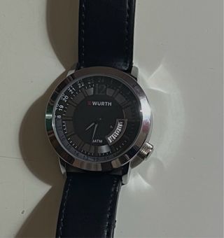 Reloj Wurth Negro y Plateado. !!Solo HOY  PRECIO!!