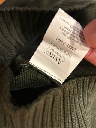 Chaqueta Avirex punto verde militar Talla M