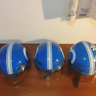 Pack 3 cascos de moto