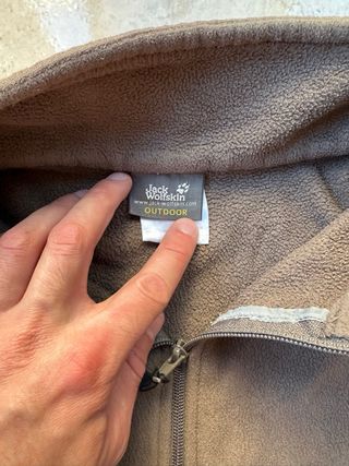 Forro Polar Jack Wolfskin Marrón