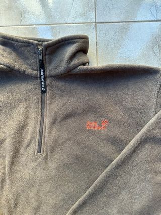 Forro Polar Jack Wolfskin Marrón