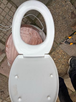 Lavabo de porcelana blanco