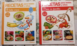 Lote 5 Libros Recetas Bebés y Niños
