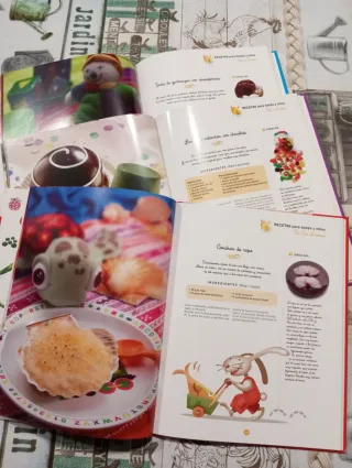 Lote 5 Libros Recetas Bebés y Niños