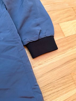 Chaqueta larga Zara azul