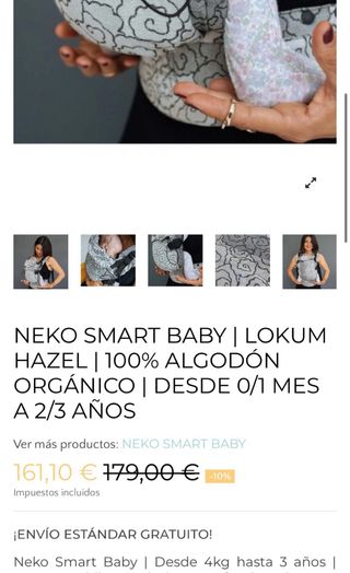 Mochila Portabebés Neko Evolutiva