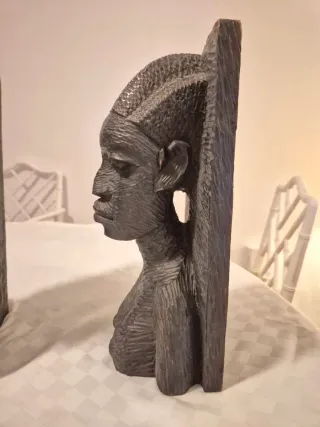 Sujetalibros Arte Africano Figuras Pareja