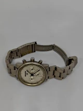 Reloj Louis Scherrer Cronógrafo Plata