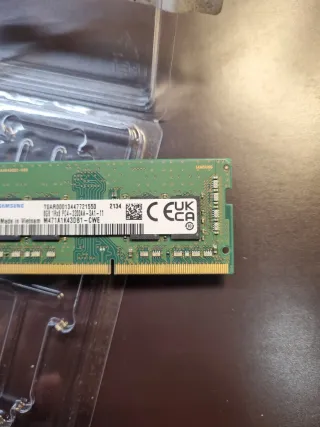 Memoria RAM DDR4 8GB Samsung