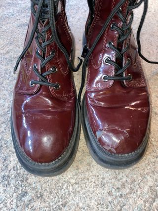 Botas Stradivarius mujer talla 39 burdeos