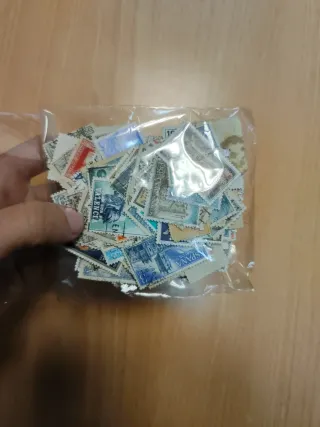 Lote 500 sellos españoles antiguos