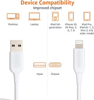 Amazon Basics - Cable Lightning a USB-A, cargador