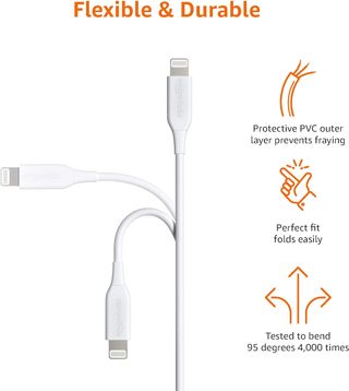 Amazon Basics - Cable Lightning a USB-A, cargador