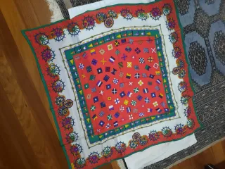 Pañuelo Seda Marja Kurki Náutico