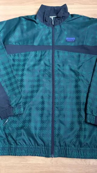 Chaqueta Adidas Talla M Verde y Negra