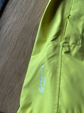 Chaqueta Rab Downpour Light Gris/Amarillo