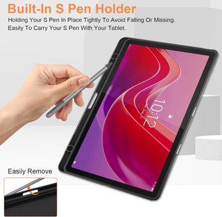 Vakarey Funda para Lenovo Tab M11 con Portalápices