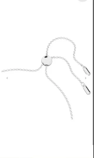 Pulsera "Swarovski" Corazón Infinito Plata