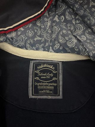 Chaqueta Sudadera Azul y Roja Talla S