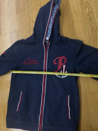 Chaqueta Sudadera Azul y Roja Talla S