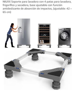 Base ajustable para lavadora/nevera/secadora...