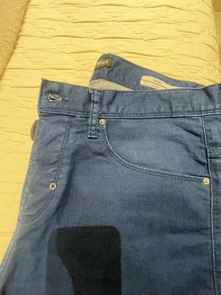 Pantalón de caballero azul