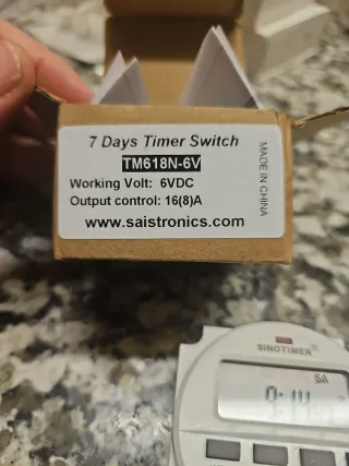 SINOTIMER Reloj Programador Digital