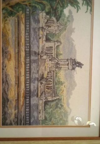 Cuadro Retiro Madrid Marco Madera