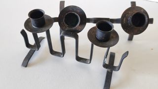 CANDELABROS HIERRO FORJADO (precio no negociable)