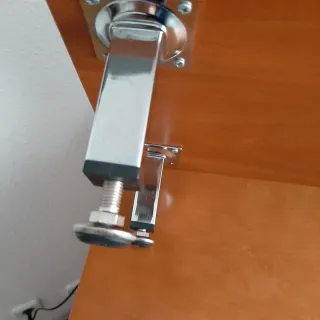 Estantería madera y metal