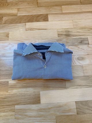 Camisa Domenico Cagliente Azul y Blanca