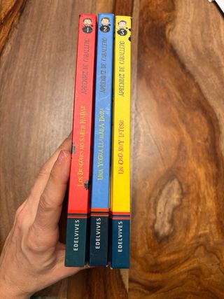 LIBROS INFANTILES APRENDIZ DE CABALLERO. Edelvives