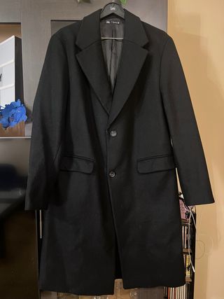 Abrigo Zara Negro Talla L