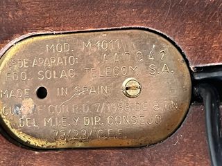 Teléfono Madera Solac Telecom - Made in Spain