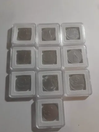 Lotto 10 Monete 5 Lire