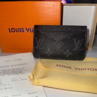 Portacarte Louis Vuitton Nero Uomo