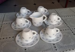 Juego de café Arcopal floral