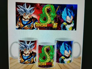 Taza Dragon Ball Super Goku Vegeta Shenron