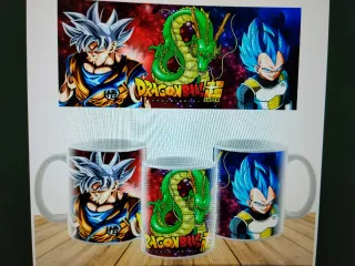 Taza Dragon Ball Super Goku Vegeta Shenron
