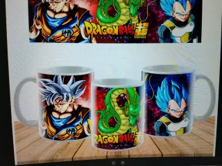 Taza Dragon Ball Super Goku Vegeta Shenron
