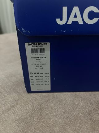 Botas Jack & Jones Hombre Mostaza