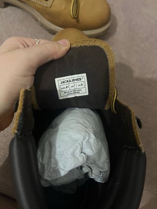 Botas Jack & Jones Hombre Mostaza