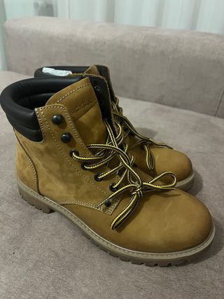 Botas Jack & Jones Hombre Mostaza
